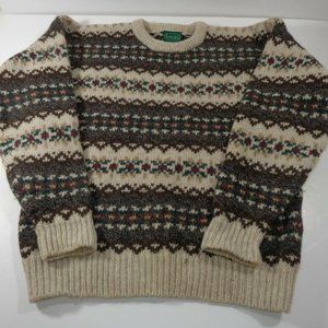 IZOD Lacoste VINTAGE 100% Pure Virgin Wool Knit